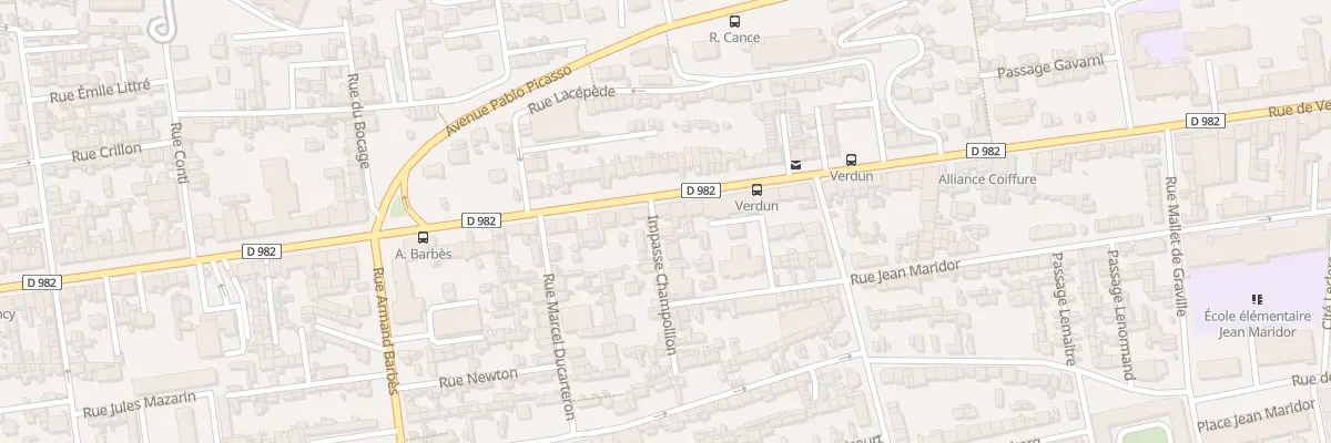 Plan du 92 Rue de Verdun au Havre