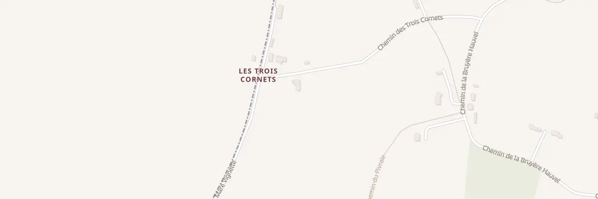 Plan du 1682 Chem des Trois Cornets au Torquesne