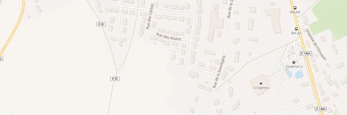 Plan du 8 Rue des Glycines à La Bazoge