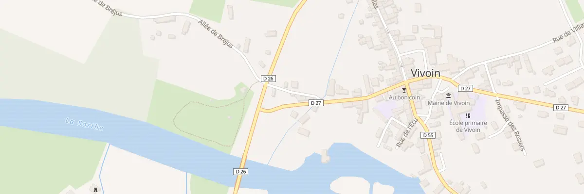 Plan du 22 Rue de la Gare à Vivoin