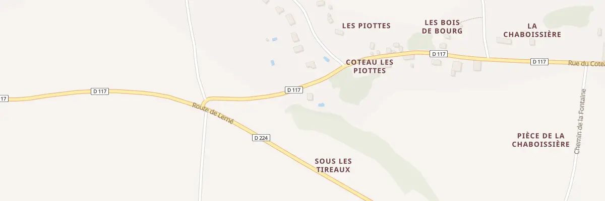 Plan du 5001 Croix de Morin à Seuilly