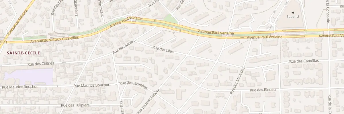 Plan du 16 Rue des Lilas au Havre