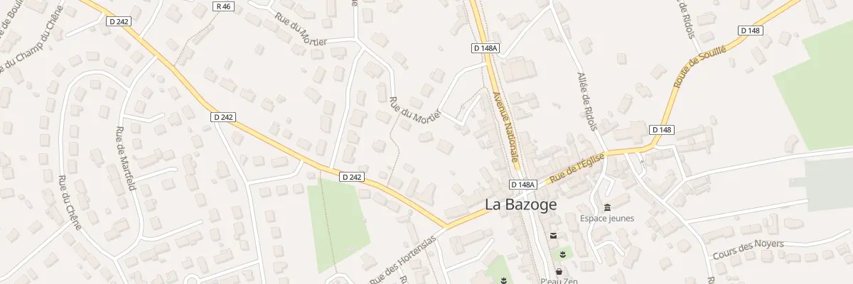 Plan du 3 Rue du Mortier à La Bazoge