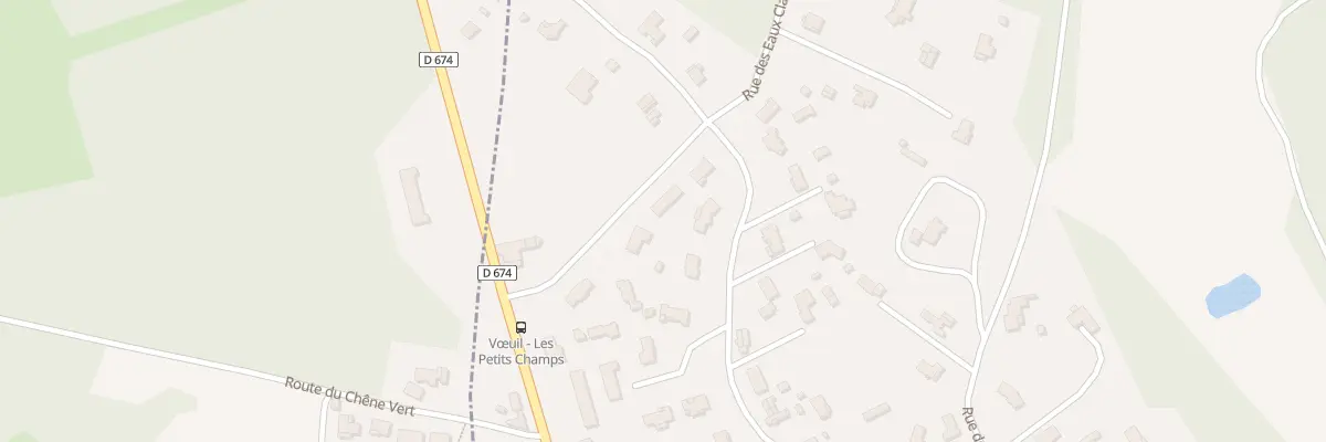 Plan du 26 Rue des Petits Champs à Vœuil-et-Giget