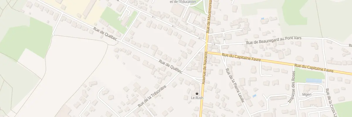 Plan du 8 Rue de Quebec à Angoulême