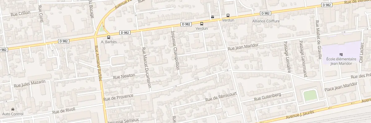 Plan du 6 Rue Jean Gouget au Havre