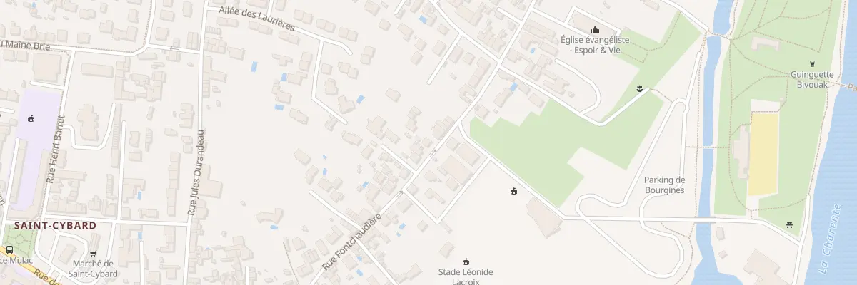 Plan du 161 Rue Fontchaudiere à Angoulême