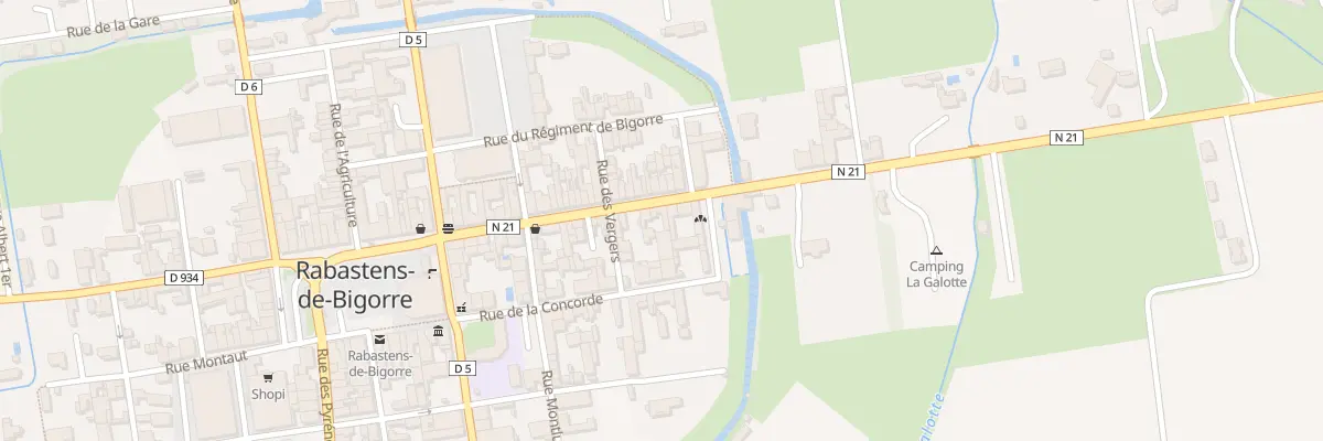 Plan du 32 Rue de Mirande à Rabastens-de-Bigorre