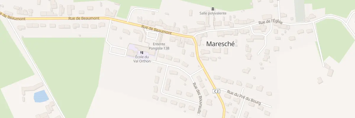 Plan du 3 Rue des Bouvreuils à Maresché