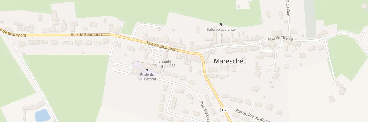 Plan du 6 Rue de Beaumont à Maresché