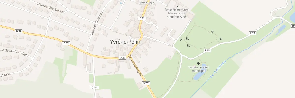 Plan du 27 Rue du 8 Mai à Yvré-le-Pôlin