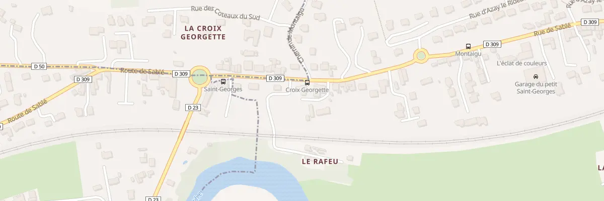 Plan du 363 Rue de Sablé au Mans