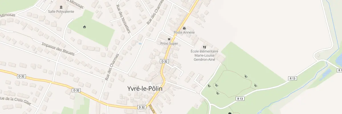 Plan du 5 Rue du 8 Mai à Yvré-le-Pôlin