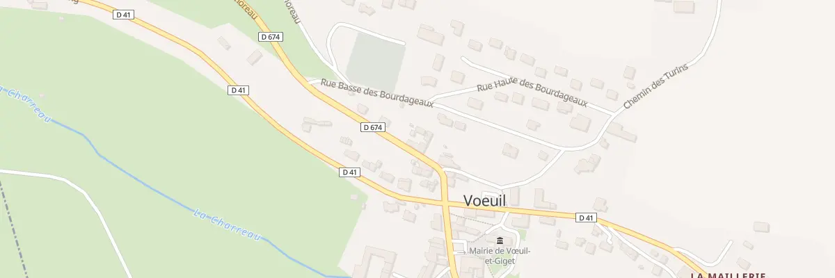 Plan du 10 Rue de Montmoreau à Vœuil-et-Giget