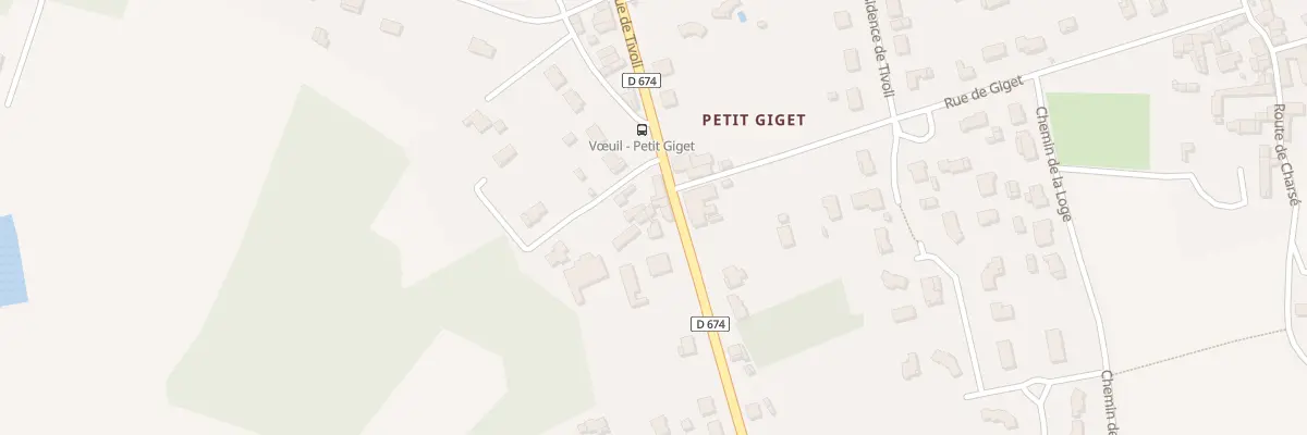 Plan du 32 Rue de Tivoli à Vœuil-et-Giget