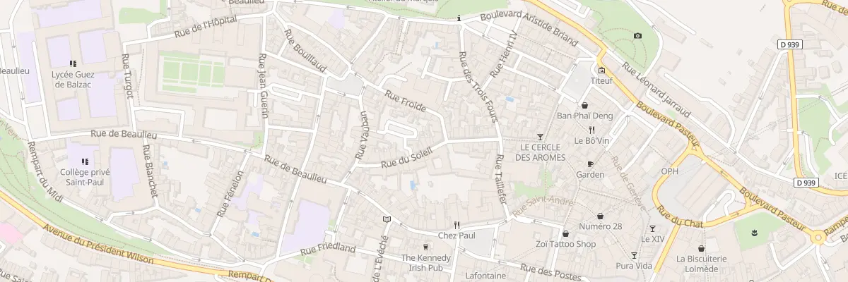 Plan du 26 Rue du Soleil à Angoulême
