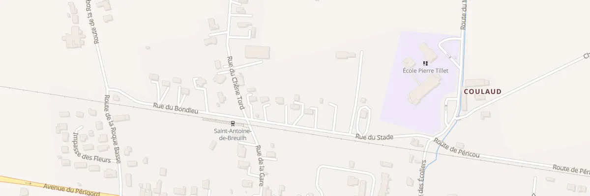Plan du 120B Saint Antoine à Saint-Antoine-de-Breuilh
