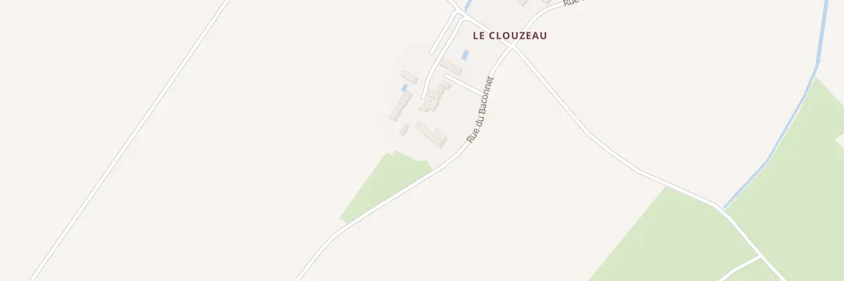 Plan du 9005 Le Clouzeau à Amberre