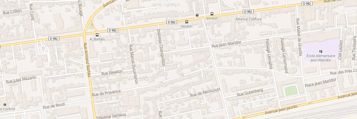 Plan du 12 Rue Jean Gouget au Havre