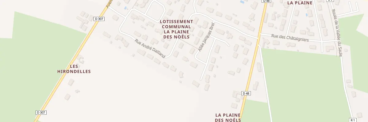 Plan du 10 All Jacques Brel au Lude