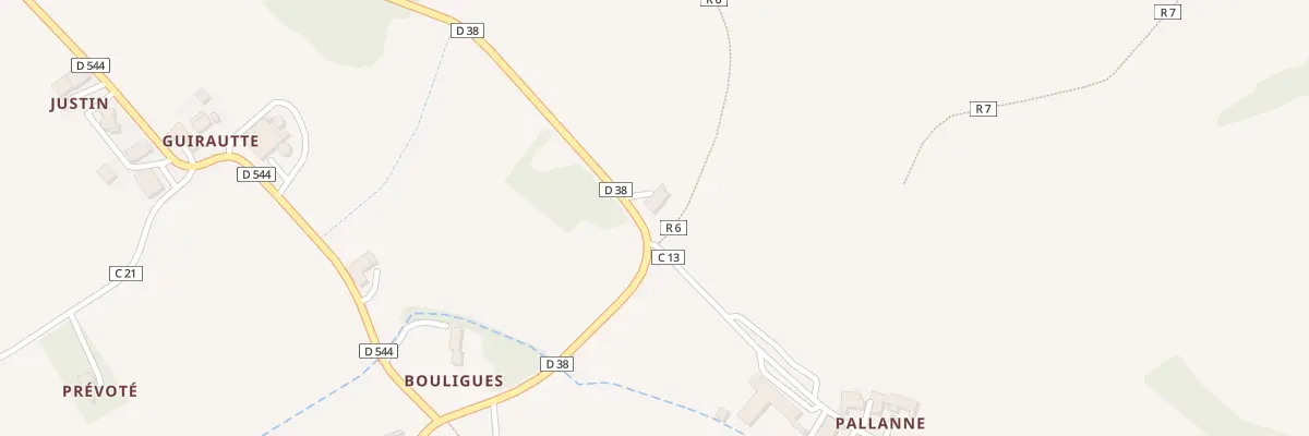 Plan du 375 Rte de Malabat à Saint-Justin