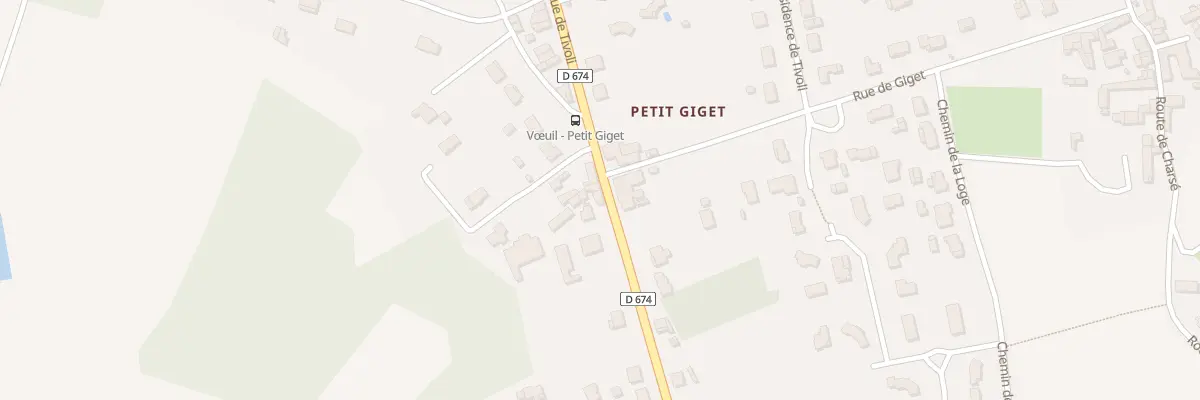 Plan du 34 Rue de Tivoli à Vœuil-et-Giget