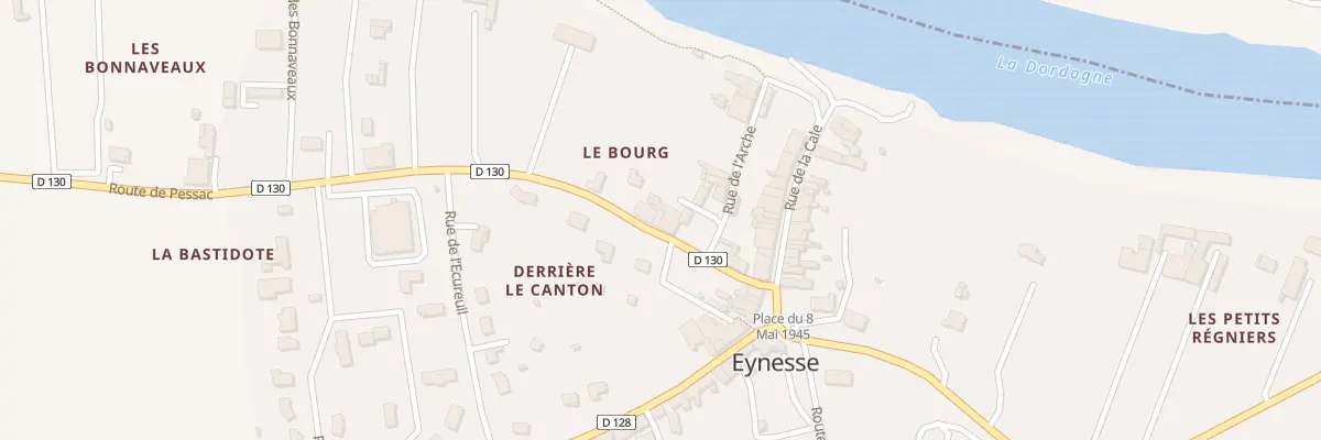 Plan du 251 Le Bourg à Eynesse