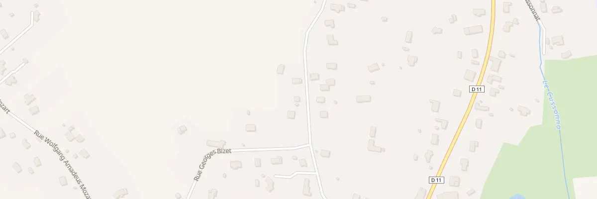 Plan du 36B Rue Eugène Le Roy à Montpon-Ménestérol