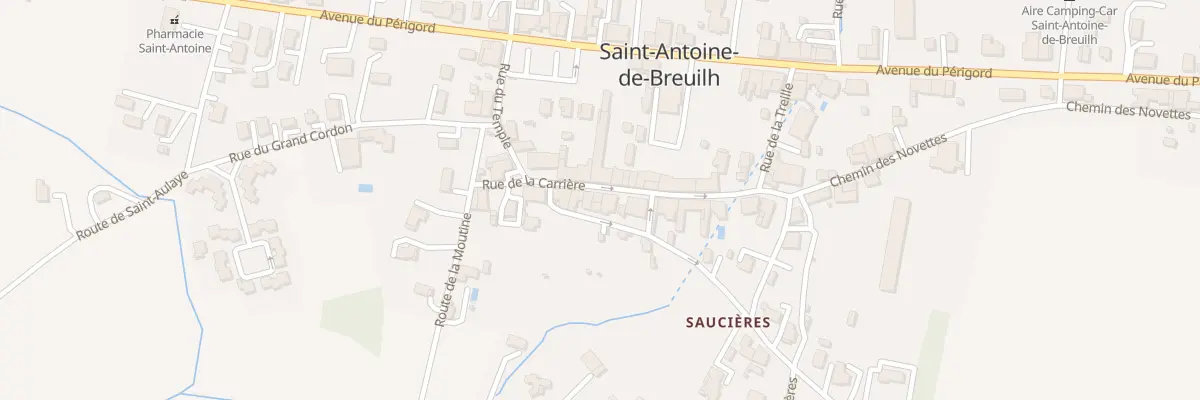 Plan du 58 Le Bourg à Saint-Antoine-de-Breuilh