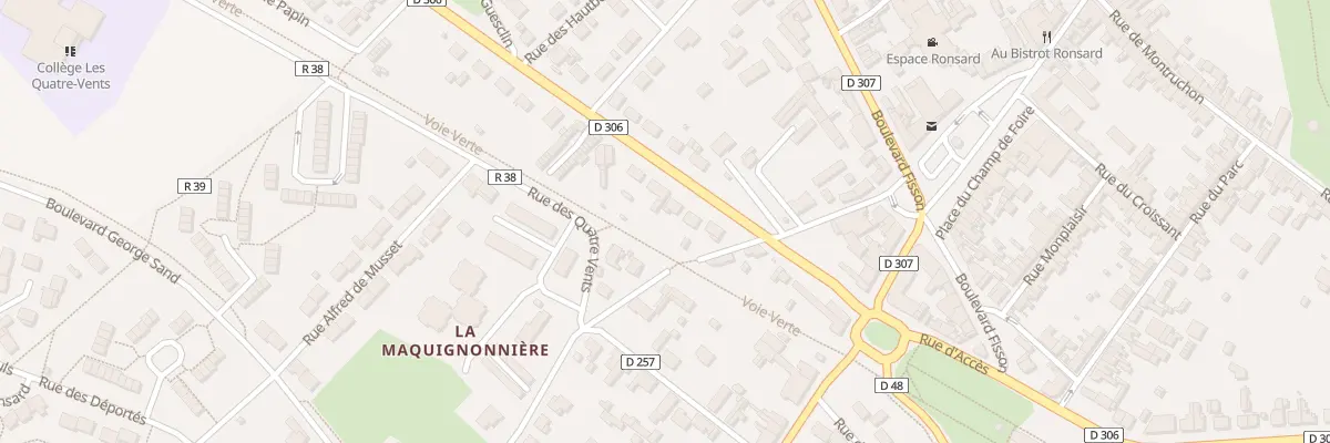 Plan du 5 Av de Talhouet au Lude