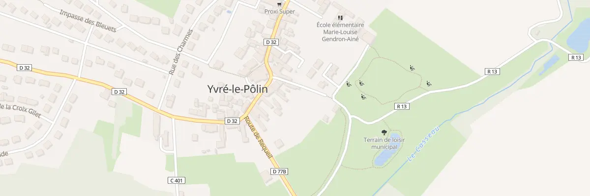 Plan du 21 Rue du 8 Mai à Yvré-le-Pôlin