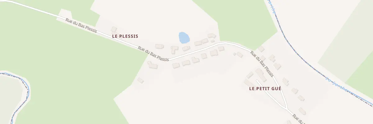 Plan du 69 Rue du Bas Plessis à Chenay