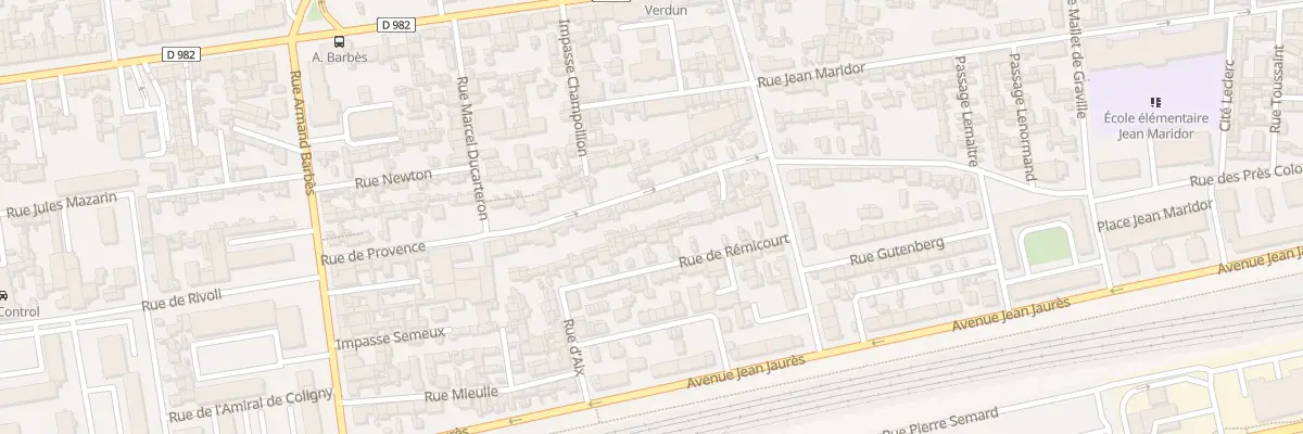 Plan du 48 Rue de Provence au Havre