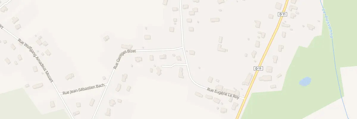 Plan du 40 Rue Eugène Le Roy à Montpon-Ménestérol