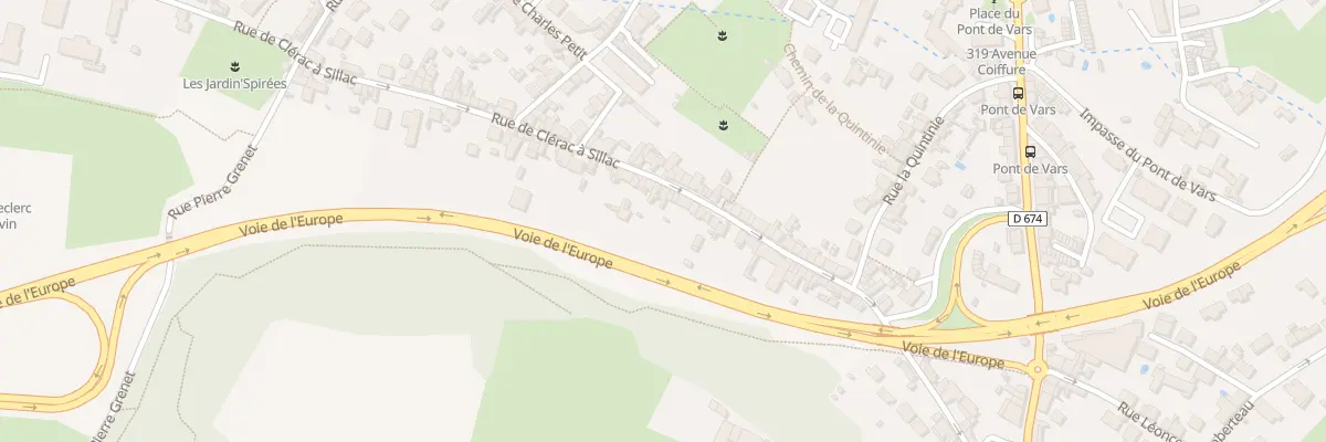 Plan du 149 Rue de Clérac à Sillac à Angoulême