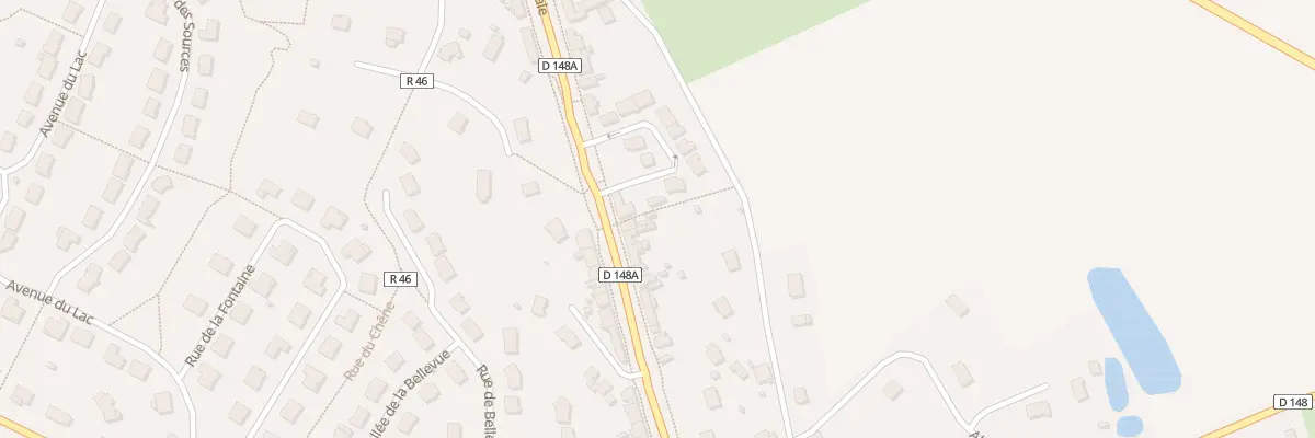Plan du 98 Av Nationale à La Bazoge