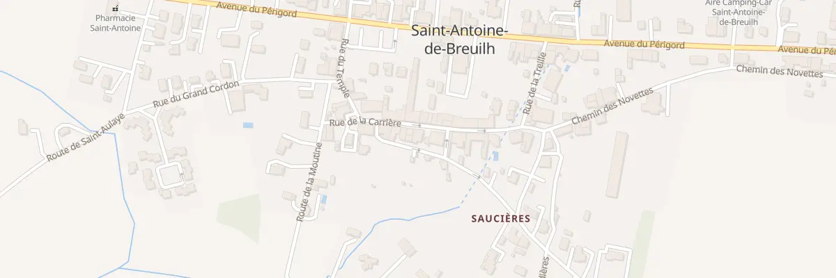 Plan du 27 Rue de la Carrière à Saint-Antoine-de-Breuilh