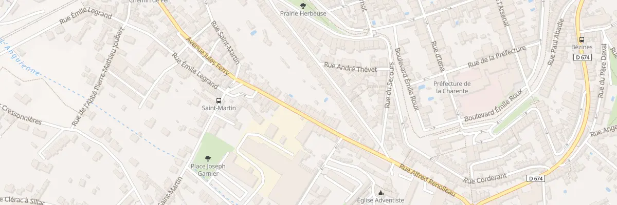 Plan du 36 Av Jules Ferry à Angoulême