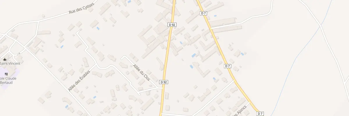 Plan du 8 Rue Quéreux du Sable à Champigny en Rochereau