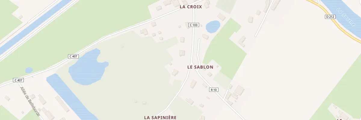 Plan du 130 Rte des Vallées à Spay
