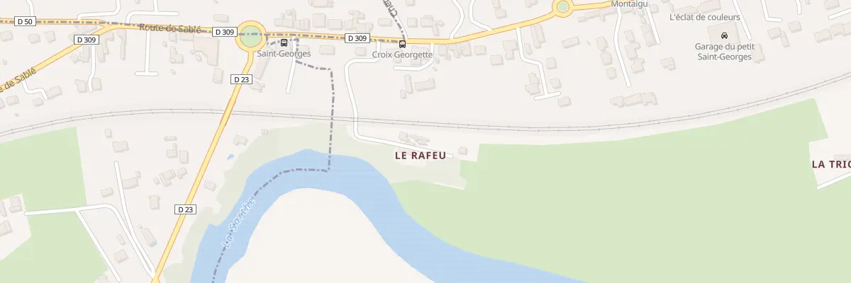 Plan du 365 Rue de Sablé au Mans