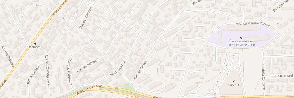 Plan du 65 Rue des Saules au Havre