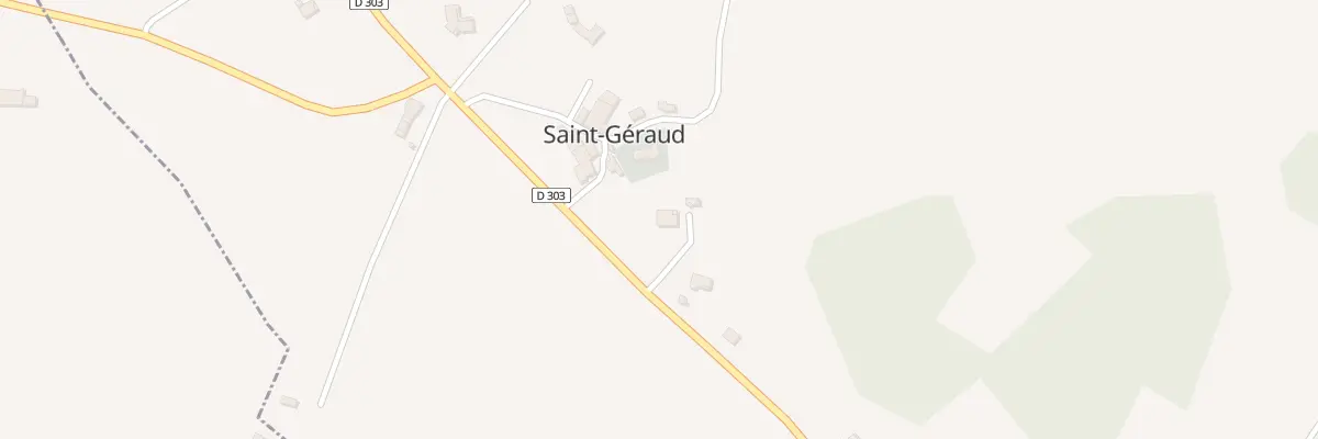 Plan de La Cagite à Saint-Géraud