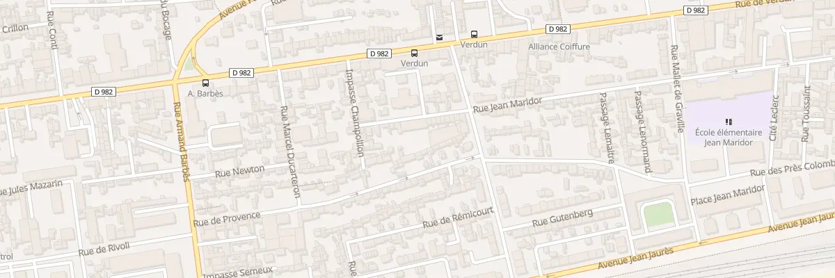 Plan du 18 Rue Jean Gouget au Havre