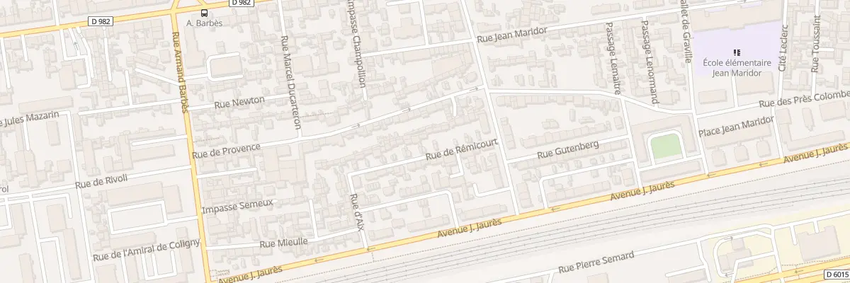 Plan du 23 Rue Remicourt au Havre