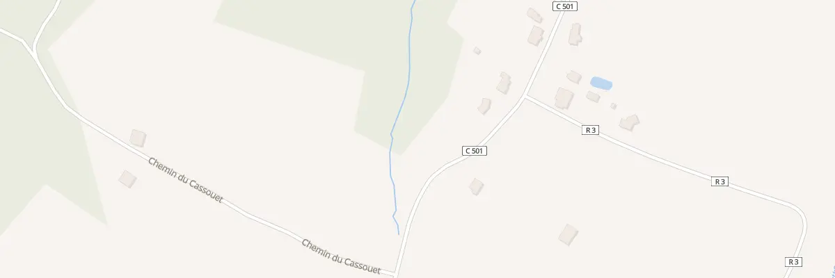 Plan du 740 Rte de Sainte-Gemme à Sainte-Marthe