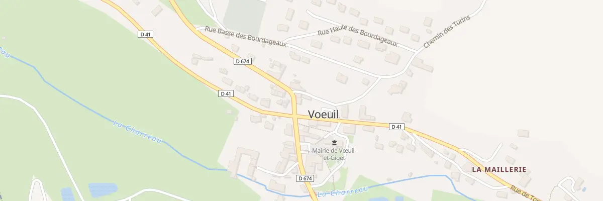Plan du 2 Rue de Torsac à Vœuil-et-Giget