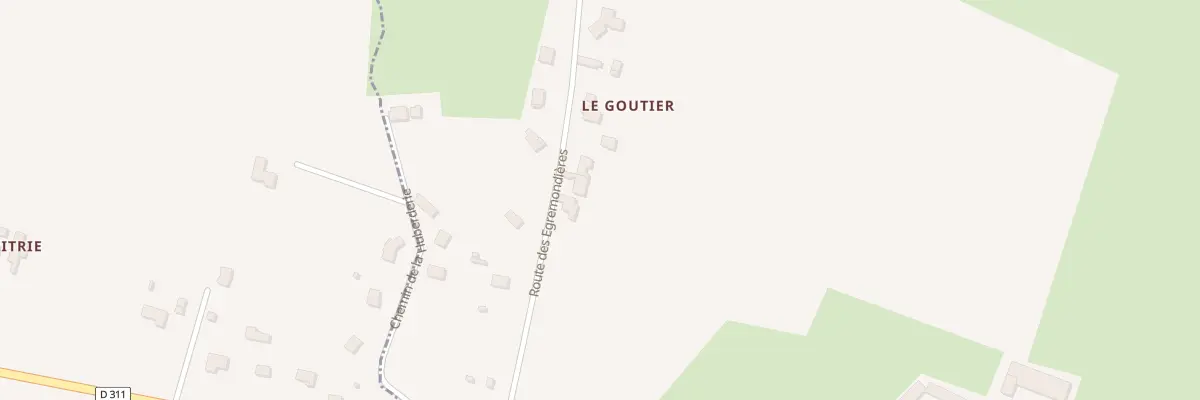 Plan du 14 Rte des Egremondières à Villeneuve-en-Perseigne