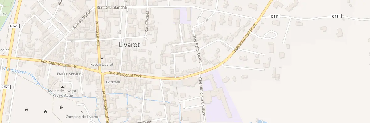 Plan du 76 Rue Mal Foch à Livarot-Pays-d’Auge
