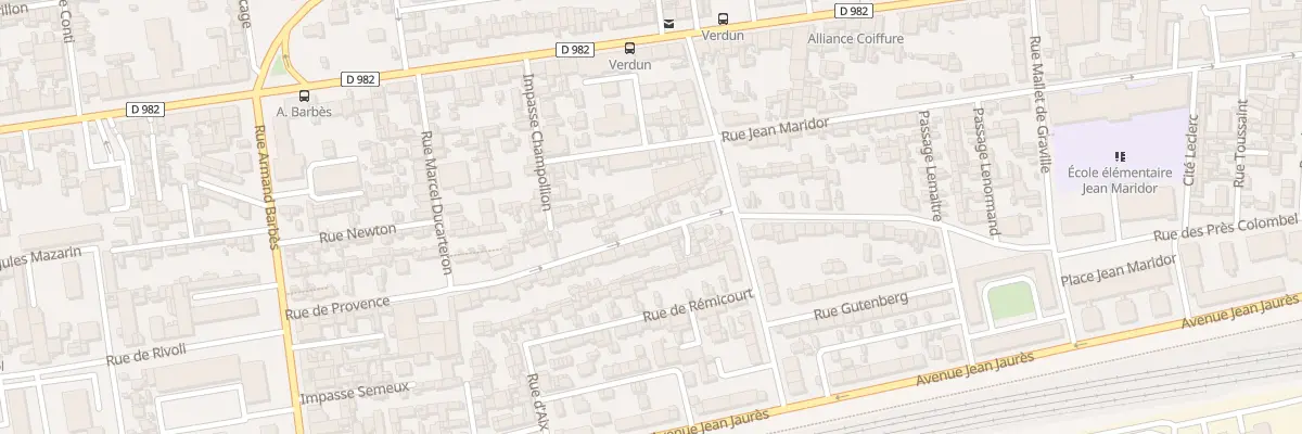 Plan du 53 Rue de Provence au Havre